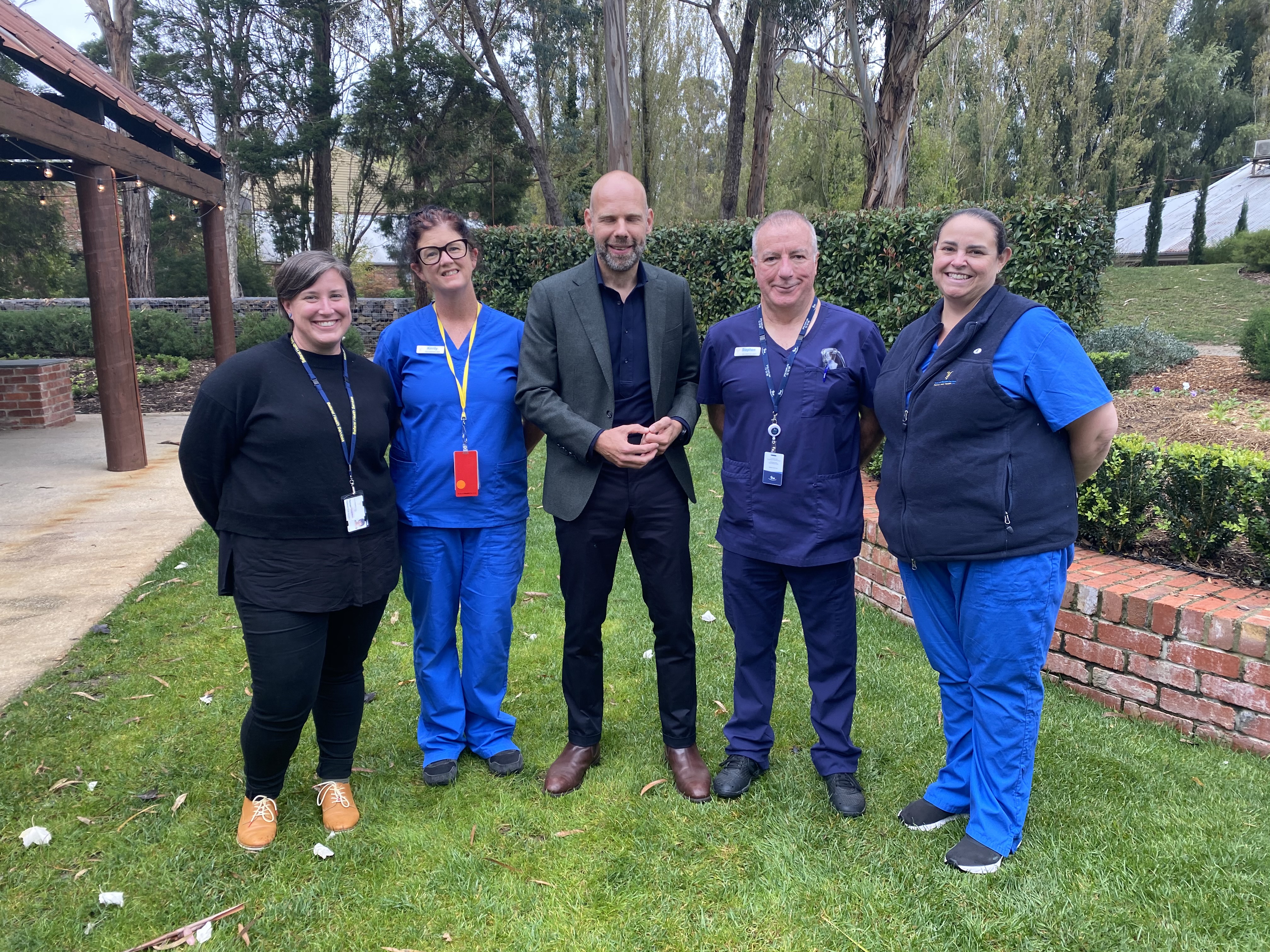 COVID-19Commander visits Grampians Public Health Unit